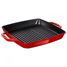 Γκριλιέρα Τετράγωνη Cherry 40511-784 33cm Red Staub 33cm Μαντέμι