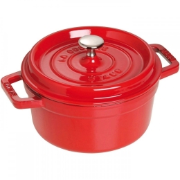 Γάστρα/ Σκεύος Μαντεμένιο Στρογγυλό Cherry 40509-835 Φ24cm 3,8Lt Red Staub Μαντέμι