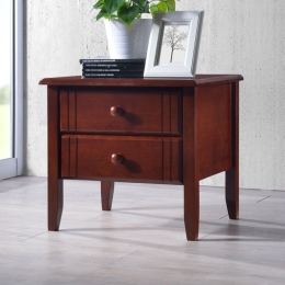 Κομοδίνο Juliene Ι 330-000018 50x44x46cm Walnut