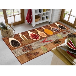 Χαλάκι Κουζίνας Spices 252 Multi DimCol 80X200cm Πολυέστερ
