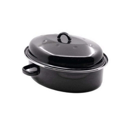 Γάστρα Εμαγιέ Οβάλ Roasty Cook 15230384 38cm Black Beka Εμαγιέ