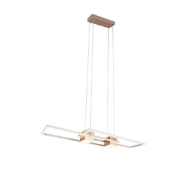 Φωτιστικό Οροφής Albany 347710465 100x28x150cm 1xSMD 37W 4300lm Coffee Trio Lighting