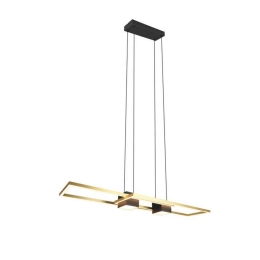 Φωτιστικό Οροφής Albany 347710480 100x28x150cm 1xSMD 37W 4300lm Black-Gold Trio Lighting