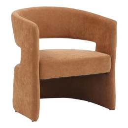 Πολυθρόνα Leicy 350-000008 69x63x76,5cm Brown