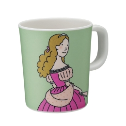 Κούπα Παιδική Princess 52-912/14 230ml Green-Pink Petit Jour Paris Μελαμίνη
