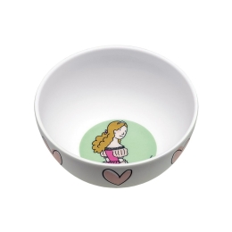 Μπωλ Παιδικό Princess 52-946/14 300ml 6m+ White-Pink Petit Jour Paris 1 τμχ Μελαμίνη