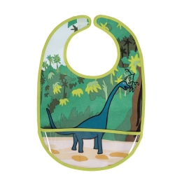 Σαλιάρα Αδιάβροχη Με Τσέπη Dinos 52-617/13 25,5Χ38 Green Petit Jour Paris 25,5x38cm 100% Βαμβάκι