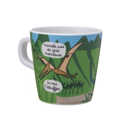 Κούπα Παιδική Dinos 52-913/13 180ml Green Petit Jour Paris Μελαμίνη