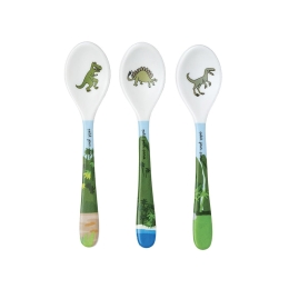 Κουτάλι Παιδικό Dinos 52-708/13 14cm 6m+ Green Petit Jour Paris 1 τμχ Μελαμίνη