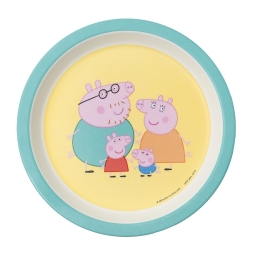 Πιάτο Παιδικό Peppa Pig 52-705/10 18cm 6m+ Multi Petit Jour Paris 1 τμχ Μελαμίνη