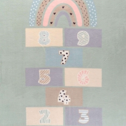 Χαλί Cocooning 00341-040 Mint-Multi Merinos 140X200cm