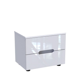 Κομοδίνο Afina 361-000019 50x35x41cm White-Glossy