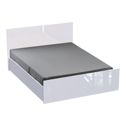 Κρεβάτι Afina (Για Στρώμα 160x200cm) 361-000021 170x205,2x95cm Glossy White Διπλό