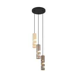 Φωτιστικό Οροφής Stream 364030317 28x150cm 3xGU10 10W Beige-Coffee Trio Lighting