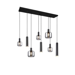 Φωτιστικό Οροφής - Ράγα Mataro 364100832 118x34x150cm Chrome-Black Trio Lighting