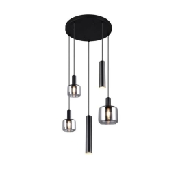 Φωτιστικό Οροφής Mataro 364130532 40x150cm Chrome-Black Trio Lighting