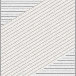 Σετ Χαλιά Κρεβατοκάμαρας 3Τμχ. Sabrina 52001-103 White-Grey Merinos SET(2 67X150&67X220) Frise