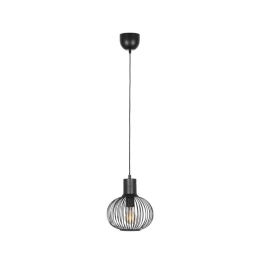 Φωτιστικό Οροφής Gila 365700132 23x150cm 1xE27 10W Black Trio Lighting