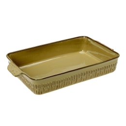 Πυρίμαχο Σκεύος Ορθογώνιο Cottage 37.075.79 45x26,5x8cm Light Brown Cryspo Trio Πορσελάνη