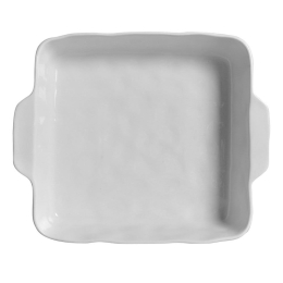 Πυρίμαχο Σκεύος Τετράγωνο Magna 37.150.75 37x27x6,4cm White Cryspo Trio Πορσελάνη