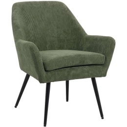 Πολυθρόνα Rochelle 370-124-057 65x66x76cm Green-Black