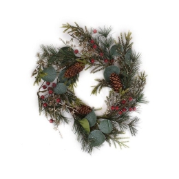 Χριστουγεννιάτικο Στεφάνι 372-223-124 40cm Green