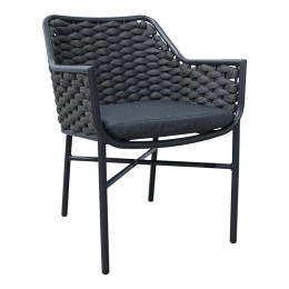 Πολυθρόνα Ortegia 373-000004 57x62x82cm Anthracite