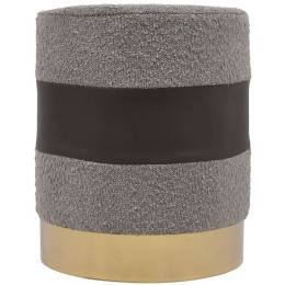 Σκαμπό 373-223-231 34x37cm Grey-Dark Grey