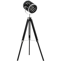 Φωτιστικό Δαπέδου 374-224-230 64x64x155cm 1xE27 60W Silver-Black