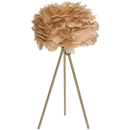 Φωτιστικό Επιτραπέζιο 374-224-234 40x62cm Ε27 60W Gold-Beige