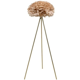 Φωτιστικό Δαπέδου 374-224-235 50x150cm 1xE27 60W Gold-Beige