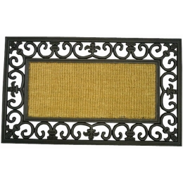 Πατάκι Εισόδου Gazelle 100 Rectangle 45X75cm Beige-Black Sdim 45X75