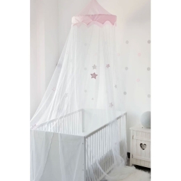 Κουνουπιέρα Οροφής Τούλινη Αστέρια 55-8075056 Pink Trois Kilos Sept Πολυέστερ