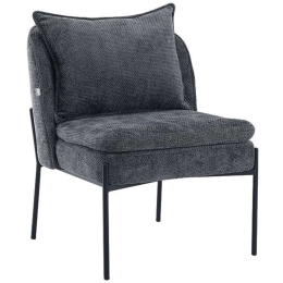 Πολυθρόνα 380-124-021 67x75x81cm Grey-Black