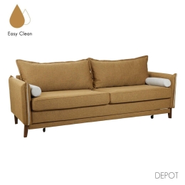 Καναπές - Κρεβάτι Commodo 71-0036 Τριθέσιος 230x81x88cm Camel-Beige