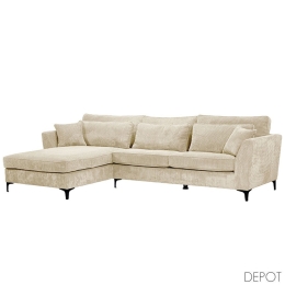 Καναπές Forever Αριστερή Γωνία 71-0158 316x185x92cm Beige