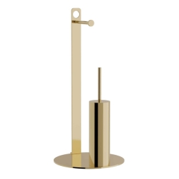 Βάση Χαρτιού Επιδαπέδια & Πιγκάλ 4-400-024 28x60cm Gold Pam&Co Ανοξείδωτο Ατσάλι