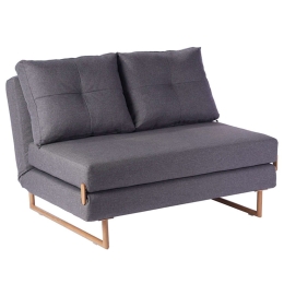 Καναπές - Κρεβάτι Sara S 40.0126 120x90cm Ύφασμα Grey Zita Plus