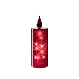 Κερί Led Autentico 040897L 27cm Red Leonardo