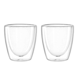 Φλυτζάνια Espresso Duo (Σετ 2Τμχ) 053059L 100ml Clear Leonardo Γυαλί