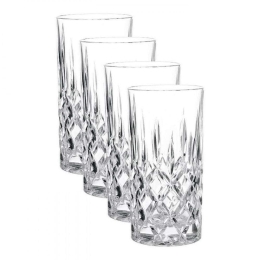 Ποτήρι Νερού Noblesse (Σετ 4Τμχ) 0089208-0 375ml Clear Nachtmann Κρύσταλλο