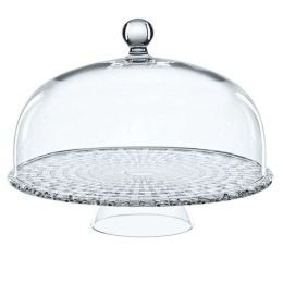 Τουρτιέρα Με Πόδι & Καπάκι Bossa Nova 0099528-0 32cm Clear Nachtmann Κρύσταλλο