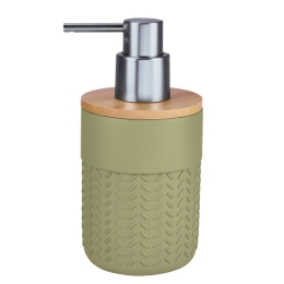 Δοχείο Κρεμοσάπουνου Dash 8667 7,5x15,7cm 616 Dill Green Kleine Wolke Polyresin, Bamboo