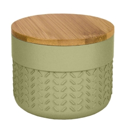 Βάζο Για Βαμβάκι Dash 8667 9,5x7,2cm 616 Dill Green Kleine Wolke Polyresin, Bamboo
