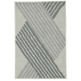 Πατάκι Μπάνιου Cross 9181 901 Anthracite Kleine Wolke 55Χ65 Polyacrylic