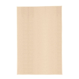 Πατάκι Μπάνιου Zigzag 9178 226 Sandbeige Kleine Wolke 50X60 Πολυέστερ