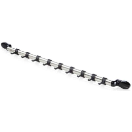 Κρεμάστρα Κουζίνας Proline 21335 72x14x9cm Silver-Black Leifheit Ατσάλι,Πλαστικό