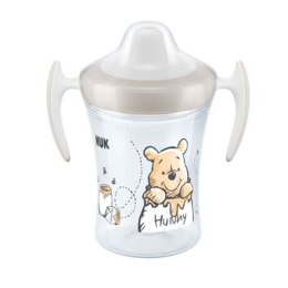 Ποτηράκι Παιδικό Trainer Cup Disney Winnie 10255524 230ml 6m+ Beige Nuk 230ml Πολυπροπυλένιο