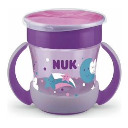 Ποτηράκι Evolution Mini Magic Night 160ml 10751352 6 Μηνών + Blue Nuk 160ml Πολυπροπυλένιο