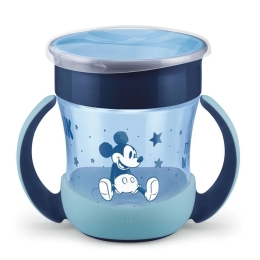 Ποτηράκι Παιδικό Evo Mini Magic Cup Night Mickey 160ml Blue Nuk 160ml Πολυπροπυλένιο